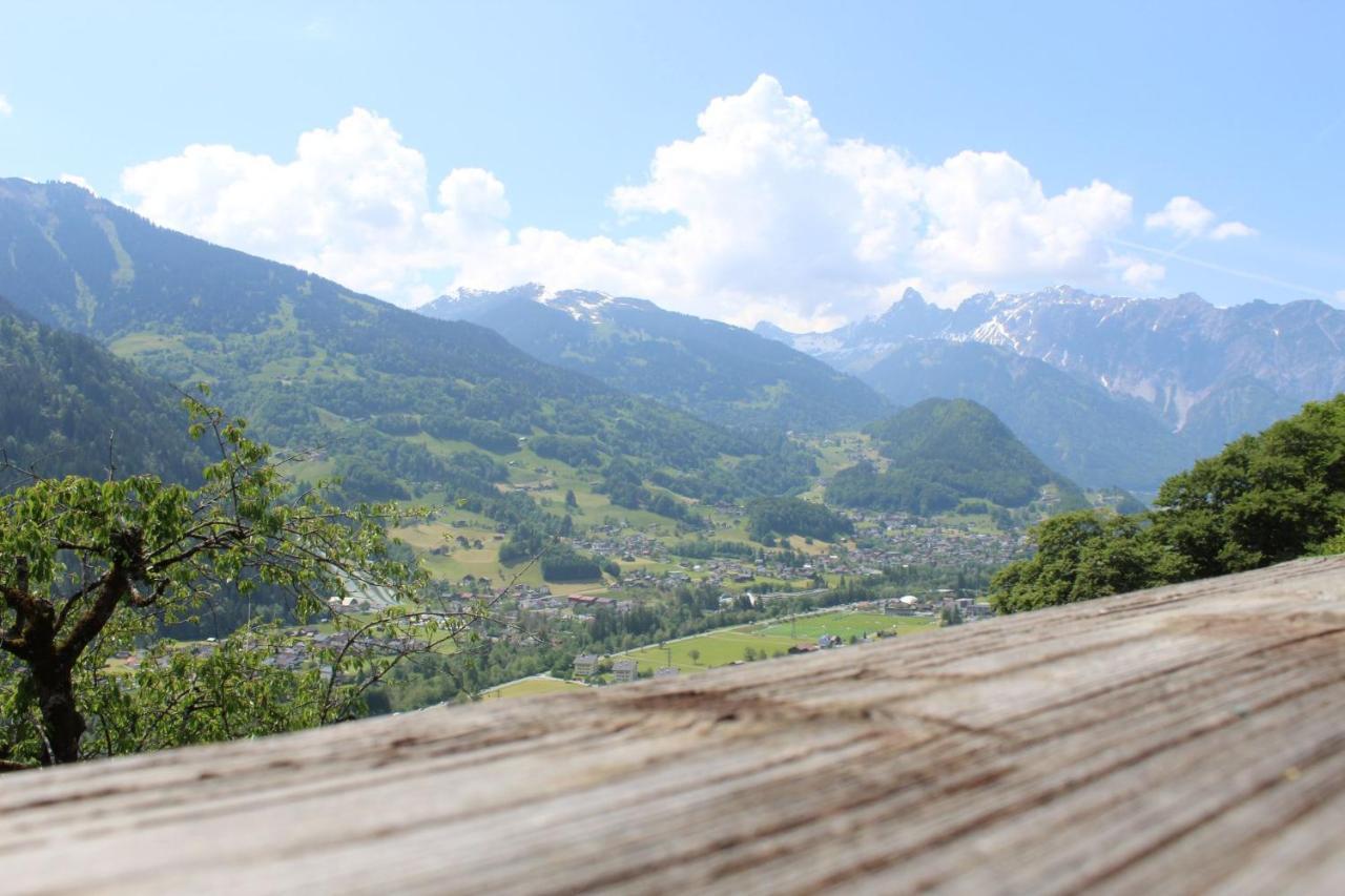 Alpenbauernhaus Konzett Schruns Exterior foto